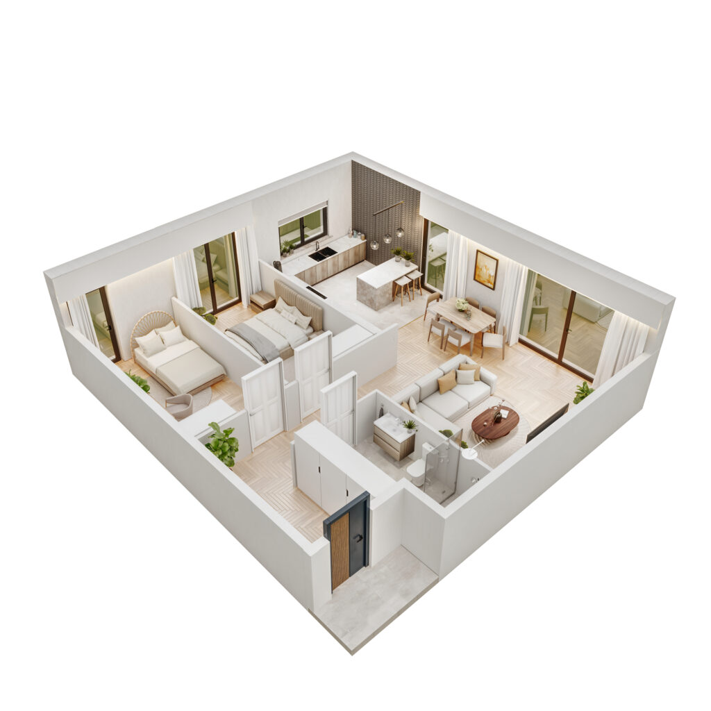 rzuty 3d, karty lokali, wizualizacje wnętrz i architektoniczne