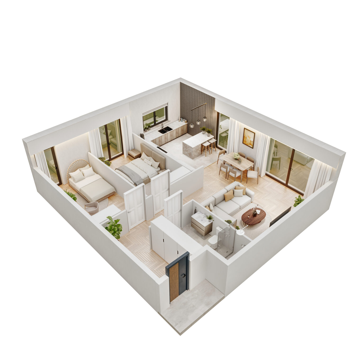 rzuty 3d, karty lokali, wizualizacje wnętrz i architektoniczne